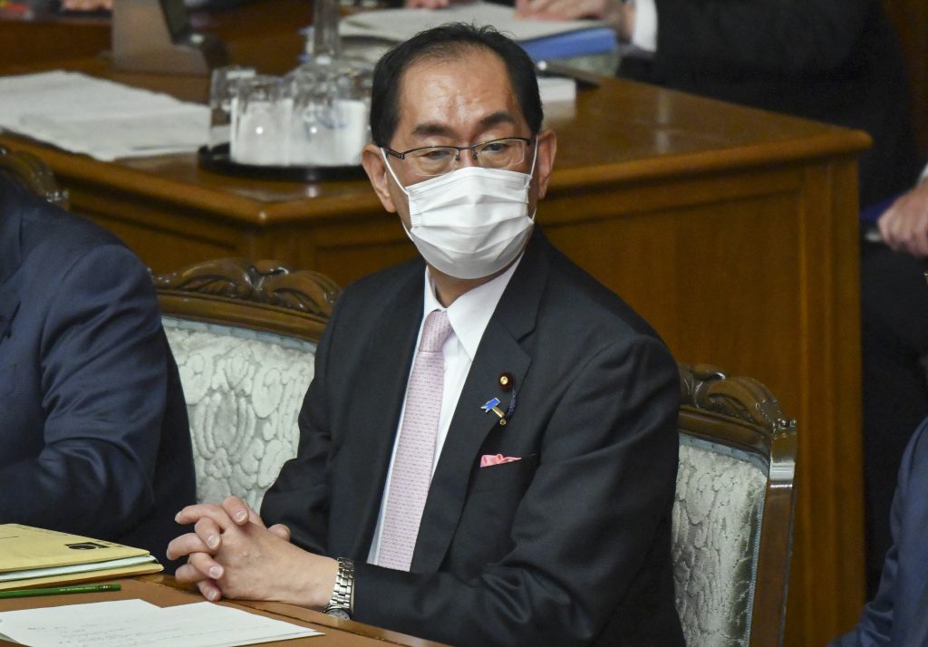 Japan's new internal affairs minister faces an allegation of a possible violation of the political funds control law. (AFP)