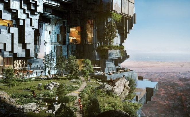 Neom City’s ‘The Line’ is one of the projects responsible for the increase in contracts (File/Supplied)