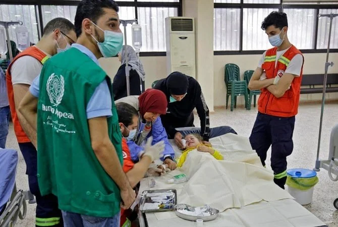 As of Monday, 2,722 suspected cholera cases were reported across Lebanon, with 25 percent of cases being children under the age of five. (File/AFP)