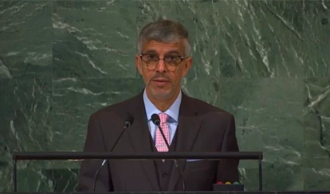 Abdulaziz Alwasil, the permanent representative of Saudi Arabia to the UN. (@ksamissionun/File)