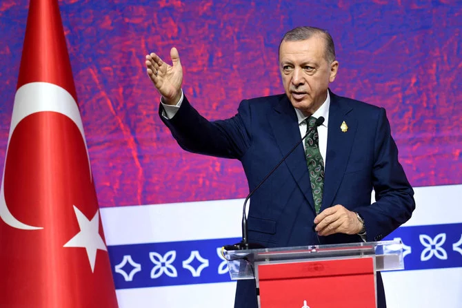 President Tayyip Erdogan met with US President Joe Biden on the sidelines of a G20 summit. (G20 Media Center via Reuters)