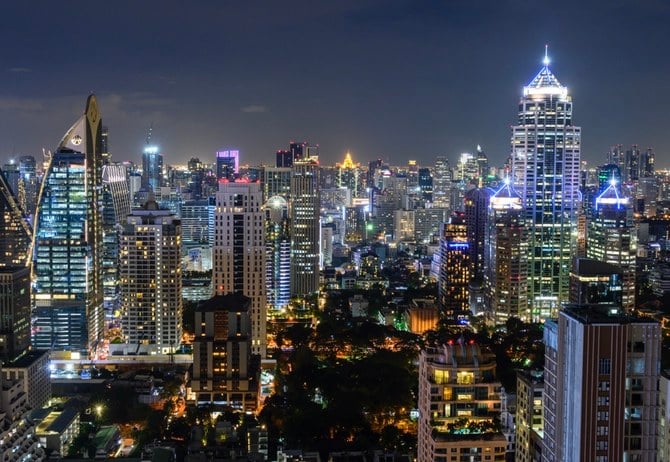 New Town Bangkok skyline. (AFP)