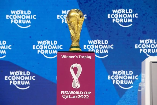 The first FIFA World Cup to take place in the Arab world will kick off Sunday in Doha when the host nation take on Ecuador in the tournament’s opening match. (Reuters/File Photo)