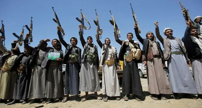 Houthi militia in Sanaa, Yemen, Sept. 21, 2019. (AP Photo)