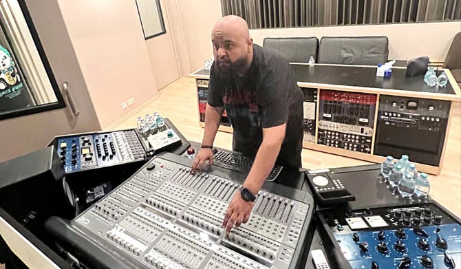 Saudi music producer, rapper, and composer Bander al-Fahad is keen for hip hop to appear with local rhythms that distinguish it as Ksa music. (Supplied)