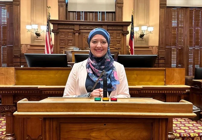 Ruwa Romman, a 29-year-old progressive Democrat, was elected in the midterm elections this week to represent District 97 in Georgia. (Twitter/@Ruwa4Georgia)