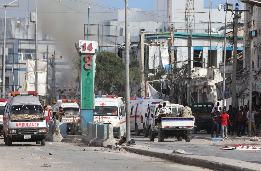 Japan's foreign ministry extended its condolences to those affected by the explosions in Somalia. (AFP)
