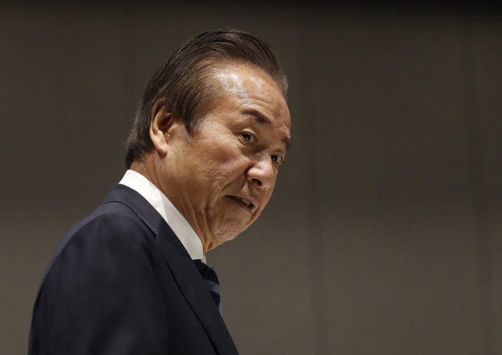 Haruyuki Takahashi, former executive board member for the Tokyo Organising Committee of the Olympic and Paralympic Games. (AFP)