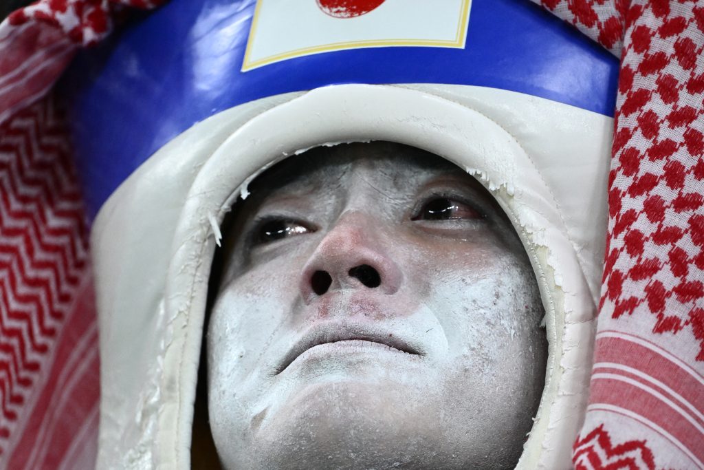 Fans of both sides chanted throughout the match, and Japanese supporters shouted 