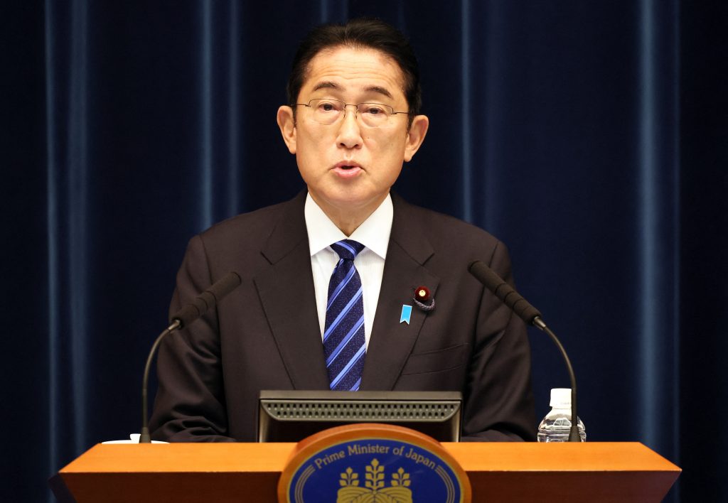 Japanese Prime Minister Fumio Kishida. (AFP)
