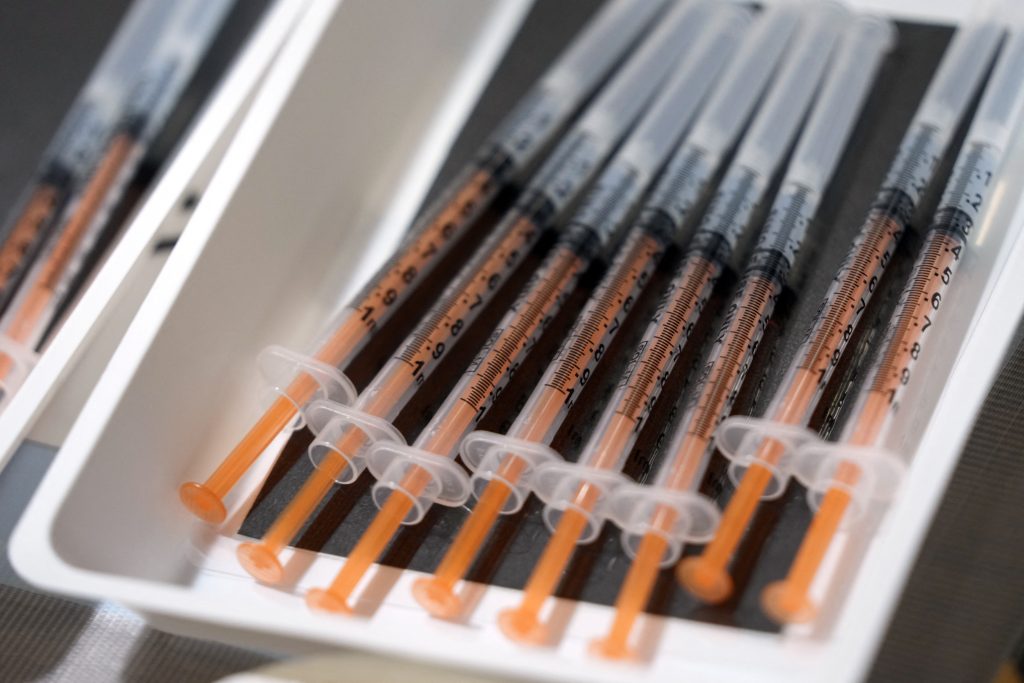 In Japan, pregnant women were initially not asked to make efforts to receive COVID-19 vaccinations under the immunization law, but they have been obliged to do so since February. (AFP)