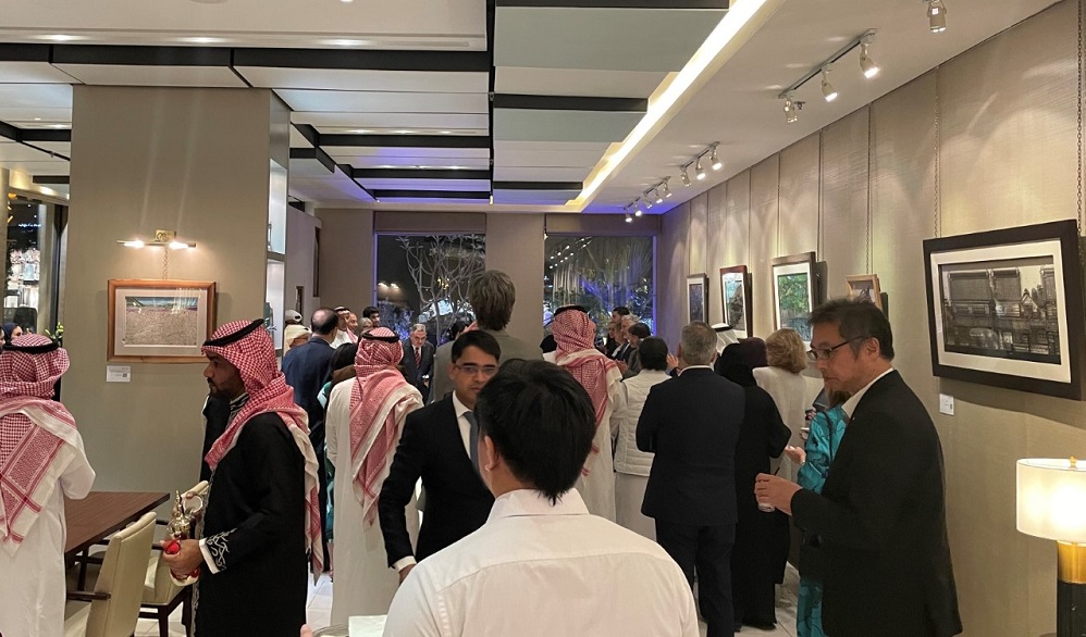 The Embassy of Japan hosted the KIRIÉ modern Japanese art exhibition and workshop in Riyadh, inviting KUBO Shu, a renowned Kirié Japanese paper cutting artist to the Saudi capital.
