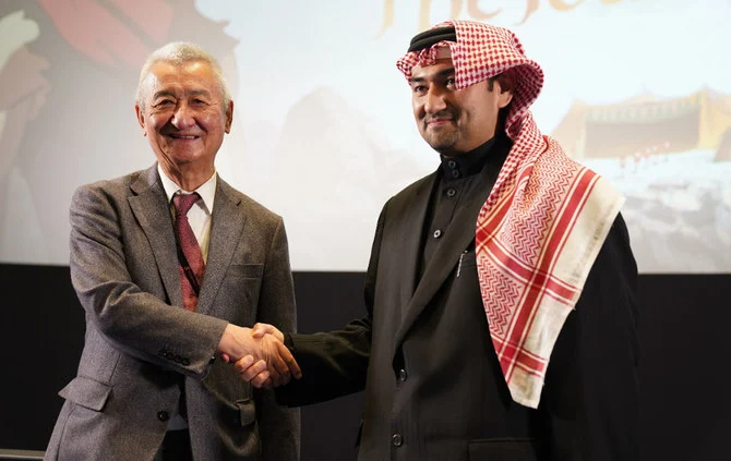 The Saudi- Japanese anime film “The Journey” made its Hong Kong premiere on Monday, Dec 19, 2022, on the sidelines of the Asia MENA Culture Technology Economic Collaboration Forum held at the MCL Cyberport. (Manga team)