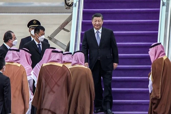 Xi is visiting Saudi Arabia after securing the leadership of the ruling Chinese Communist Party for a third term. (SPA)