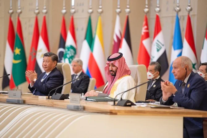 Xi expressed hope that the summit would “lead to a brighter future,” adding that China sought “comprehensive cooperation” with Arab states to serve Chinese-Arab common interests. (AFP)