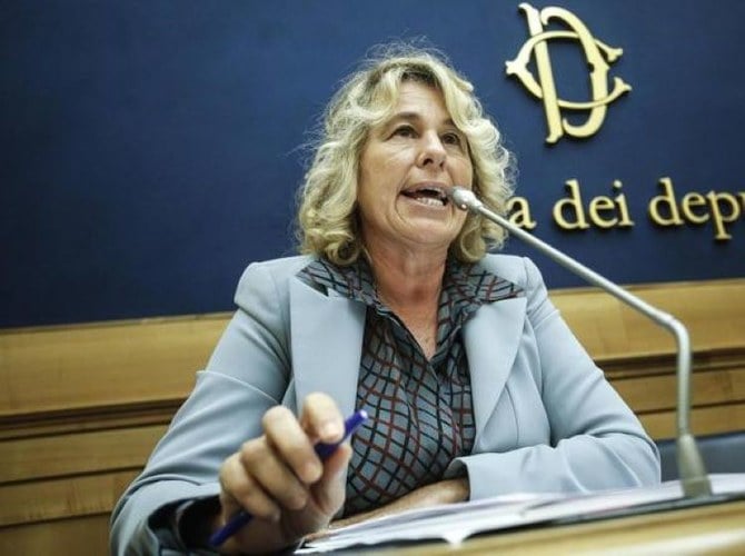 Speaker of the Italian Senate’s Foreign Affairs and Defense Committee Stefania Craxi. (Twitter Photo)