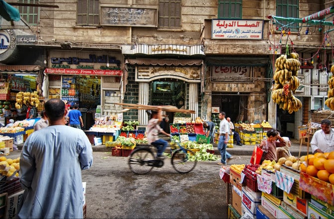 Egypt’s economic growth is expected to decline to 4.5 percent in the fiscal year 2022-23. (Shutterstock)