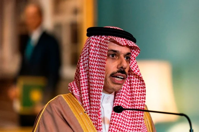 Saudi Arabia’s Foreign Minister Prince Faisal bin Farhan received phone calls from his Turkish and Russian counterparts. (File/Getty Images)