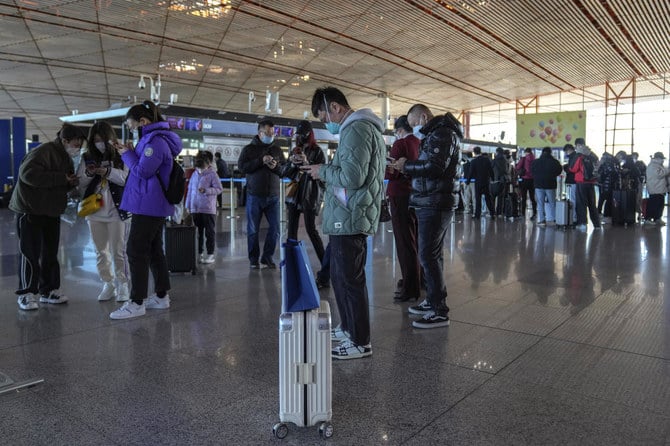China rolled back many of its tough pandemic restrictions earlier this month, allowing the virus to spread rapidly. (AP)