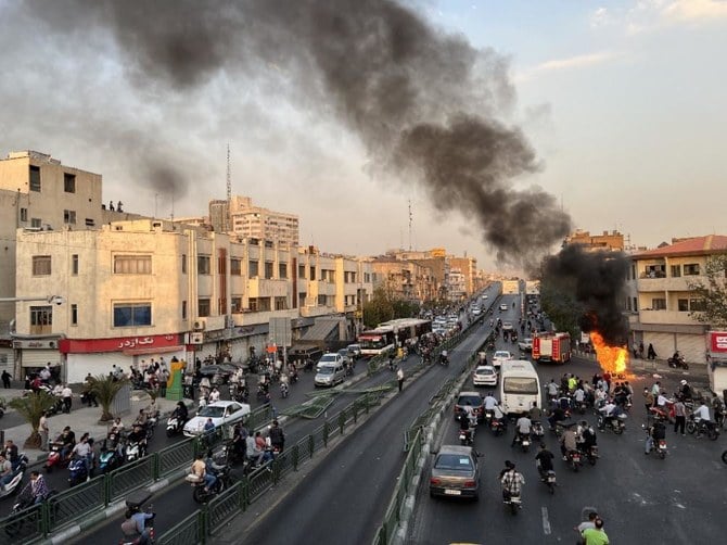 In more than 100 days of protests in the country, Iran has called in over a dozen ambassadors from Western countries including Britain, France and Germany. (AFP)