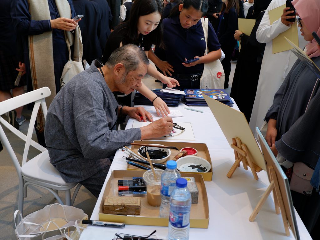 The event was organized by Embassy of Japan in the UAE organized as the cultural finale to celebrate the 50th anniversary of the establishment of diplomatic relations between Japan and the UAE. (ANJ Photo)