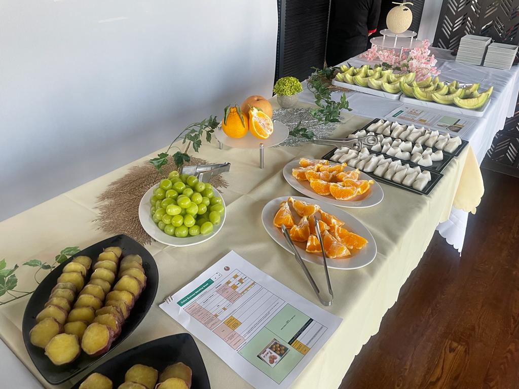 Taking place at the popular authentic Japanese restaurant TOMO, the tasting event aimed to promote the freshness of Japanese fruit products. (ANJ Photo)