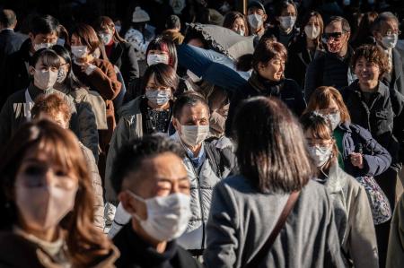 Shiga Prefecture logged the longest average life expectancy for men, at 82.73 years, as of 2020 and so did Okayama Prefecture for women, at 88.29 years. (AFP)