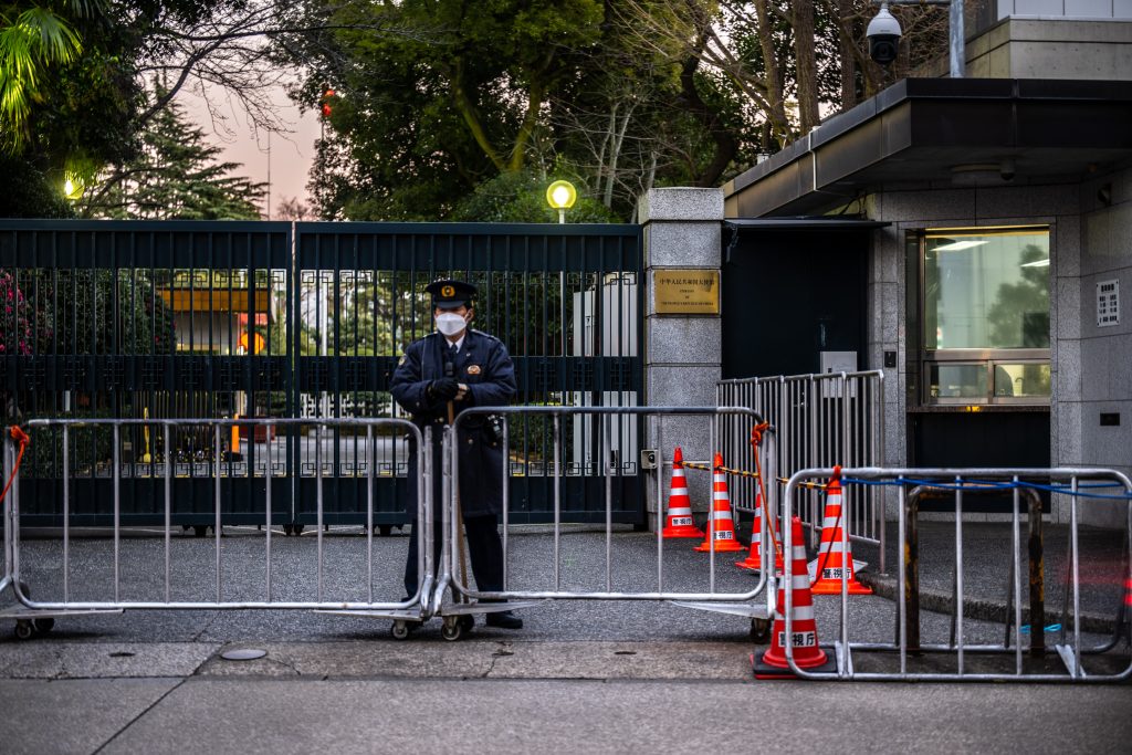 It is still difficult to make appointments via the website of the Chinese Visa Application Service Center in Tokyo. (AFP)