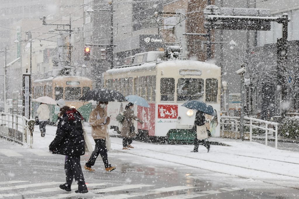 One person had died as a result of the storm and two other deaths were being investigated as related to the storm as of Wednesday morning. (AFP)