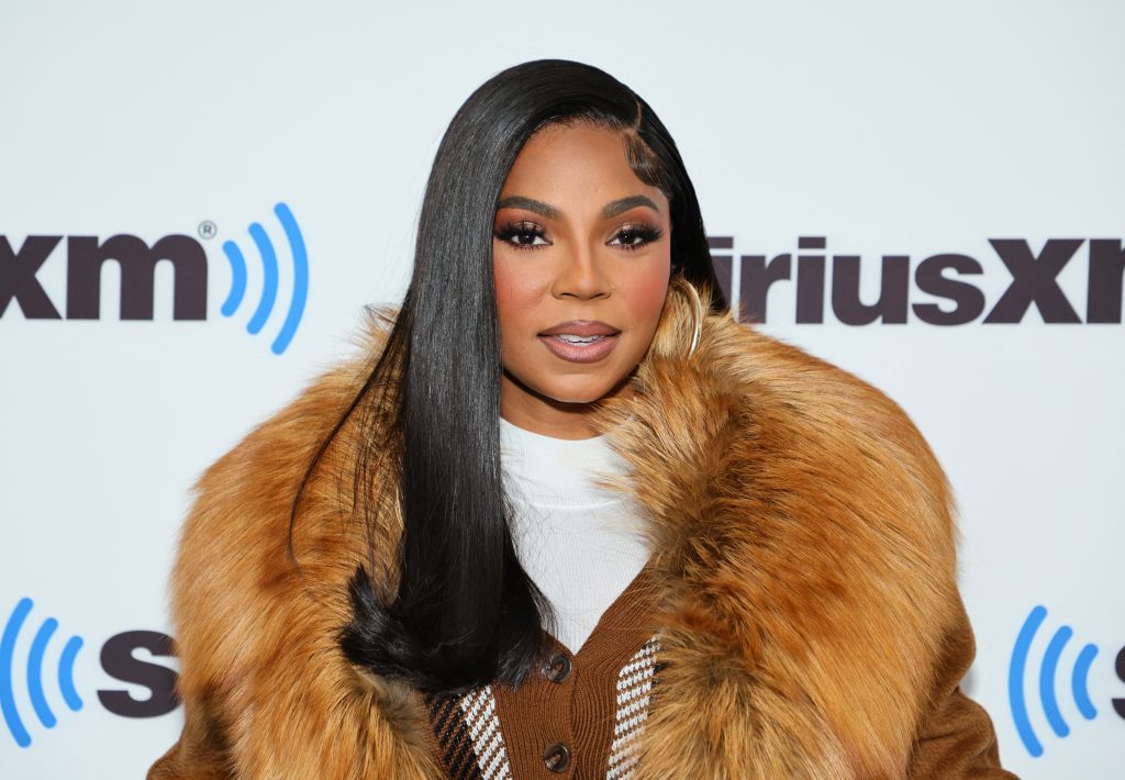 Ashanti visits SiriusXM at SiriusXM Studios on December 13, 2022 in New York City. (AFP)