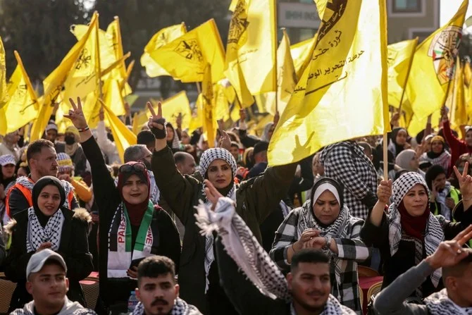 The rally comes at a time of division between Palestinians. (AFP)