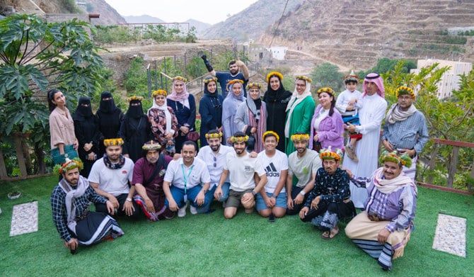 The media trip, organized by the Khieer Saudi Arabia endowment body, saw journalists taken to visit coffee farms in the Faifa and Bani Malik areas. (AN photos by Huda Bashatah)