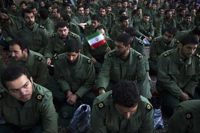 Members of the revolutionary guard attend the anniversary ceremony of Iran's Islamic Revolution at the Khomeini shrine, south of Tehran, Feb. 1, 2012. (Reuters)