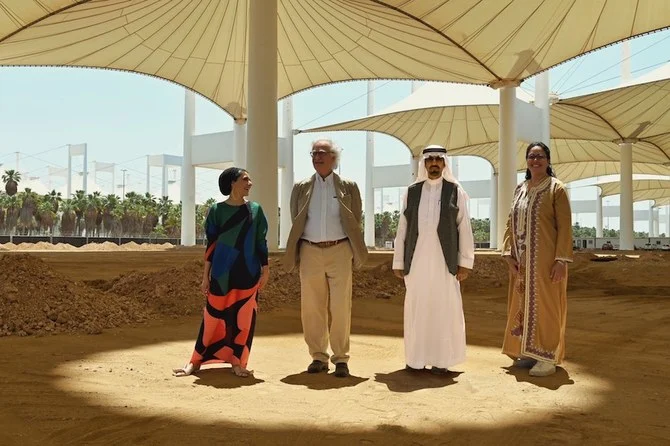 The Islamic Art Biennale curatorial team from left to right: Sumayya Vally, Dr. Julian Raby, Dr. Saad Al-Rashid and Dr. Omniya Abdel Barr. (Diriyah Biennale Foundation)