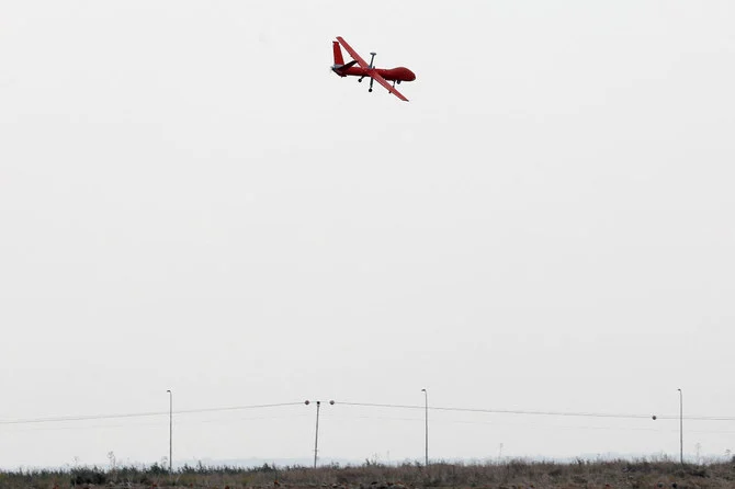 Israel regularly flies military aircraft in Lebanon’s airspace without permission but it is rare for troops to target them. (File/AFP)