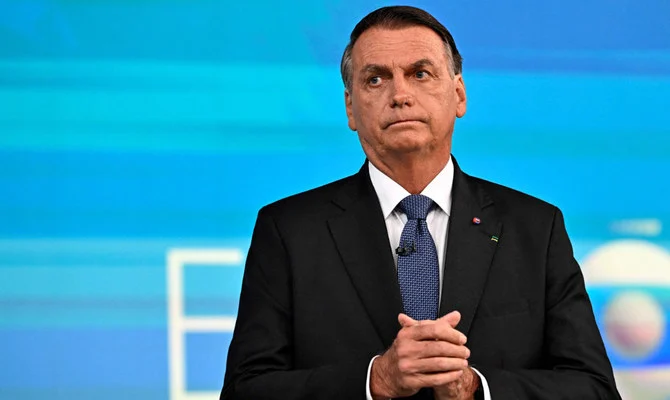 Brazil’s former President Jair Bolsonaro. (AFP/File)