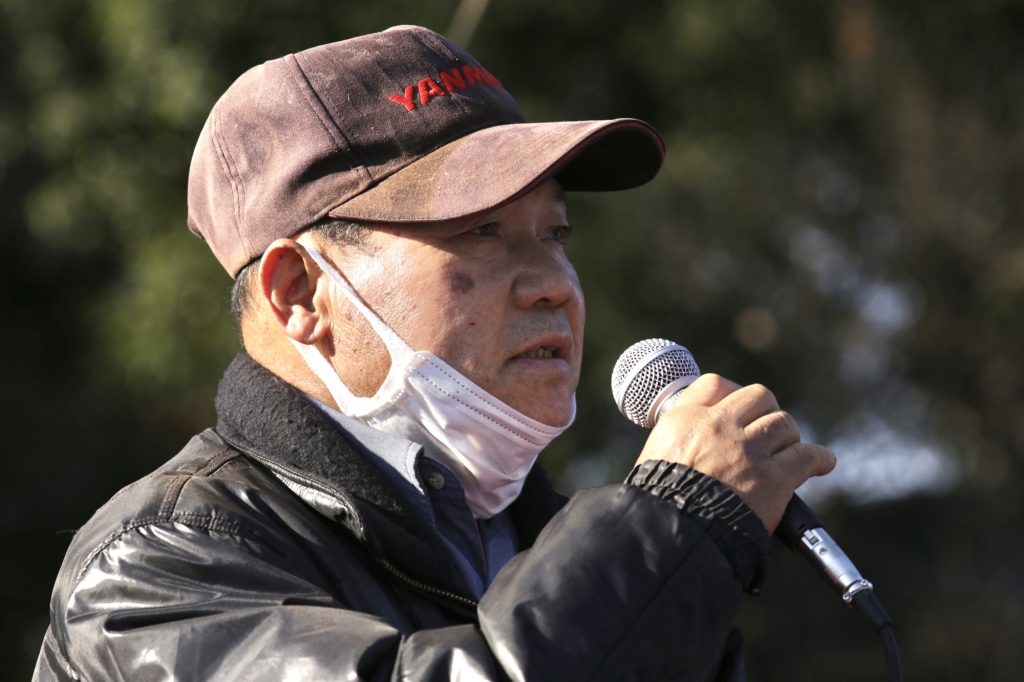 Activists celebrated the mass demonstrations in the 1970s that disrupted the construction and opening of the airport near Tokyo. (ANJP)