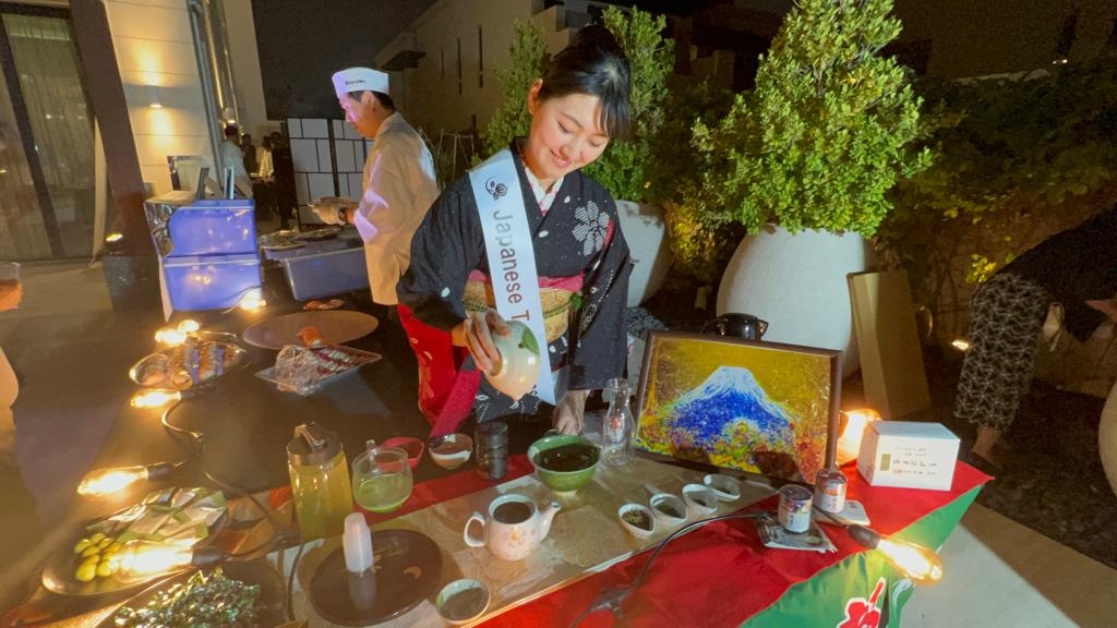 Japanese dishes were served at the event using local fish and ingredients as well as traditional food preserving and cooking techniques from Japan. (ANJ Photo) 