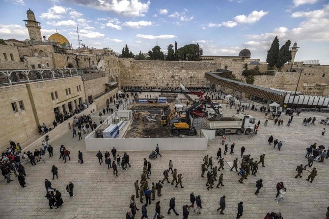 Jordan’s Foreign Ministry said its ambassador to Israel, Ghassan Majali, was blocked from entering the Al-Aqsa Mosque compound in Jerusalem’s Old City. (AFP)