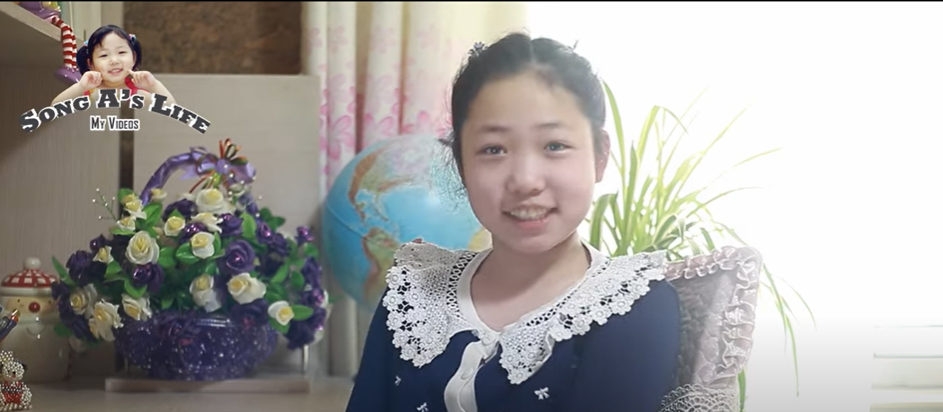 Another influencer with similar content goes by the name of Im Song-a and is an 11-year-old YouTuber who also lives in Pyongyang. (YouTube)