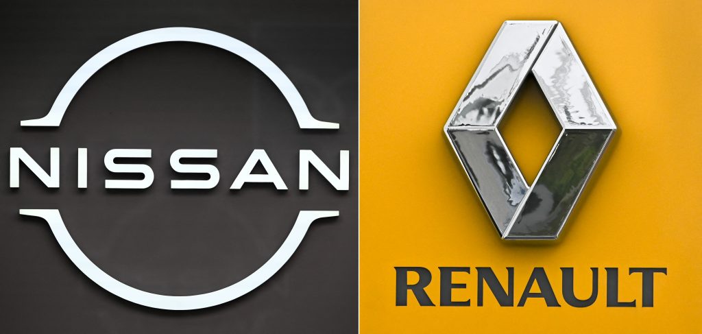 The alliance of Nissan Motor Co, Renault SA and Mitsubishi Motors Corp. ranked seventh in global electric vehicle. (AFP)