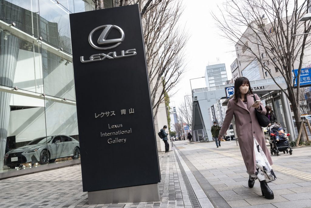 Lexus to lead the first BEV. (AFP)