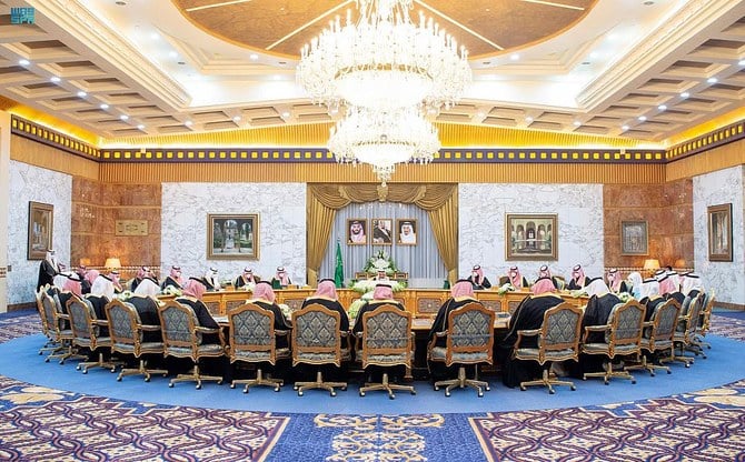 The Saudi Council of Ministers in a meeting on January 31, 2023. (SPA)