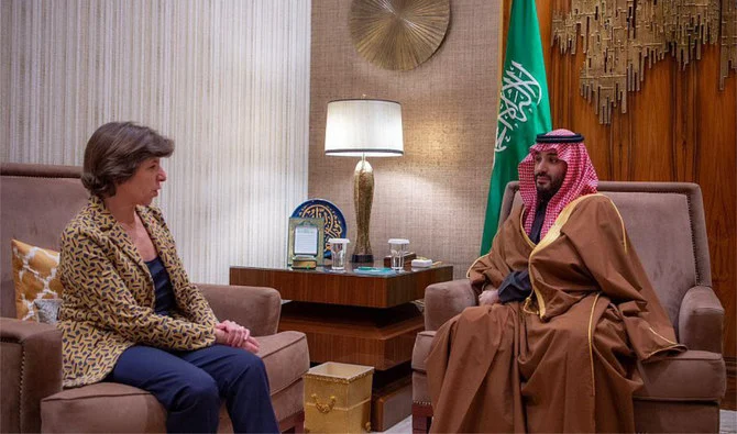 Colonna arrived in Riyadh on Wednesday on an official visit to the Kingdom. (SPA)