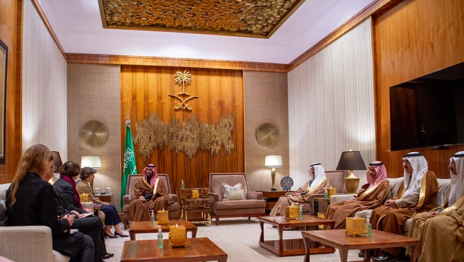 Colonna arrived in Riyadh on Wednesday on an official visit to the Kingdom. (@Bandaralgaloud)