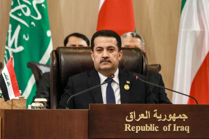 Iraqi Prime Minister Mohamed Shia Al-Sudani has been reaping world support for showing his commitment in tackling endemic corruption, poor public services and high unemployment. (AFP)
