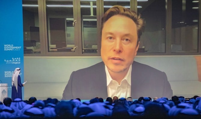 Business magnate Elon Musk warned about the need to be cautious over being ‘too much of a world of a single civilization.’ (AN Photo/Mohamed Fawzy)