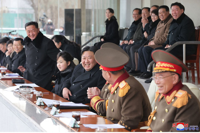 North Korea fired a pair of short-range ballistic missiles off its east coast on Monday, a day after US and South Korean military drills began. (AP)