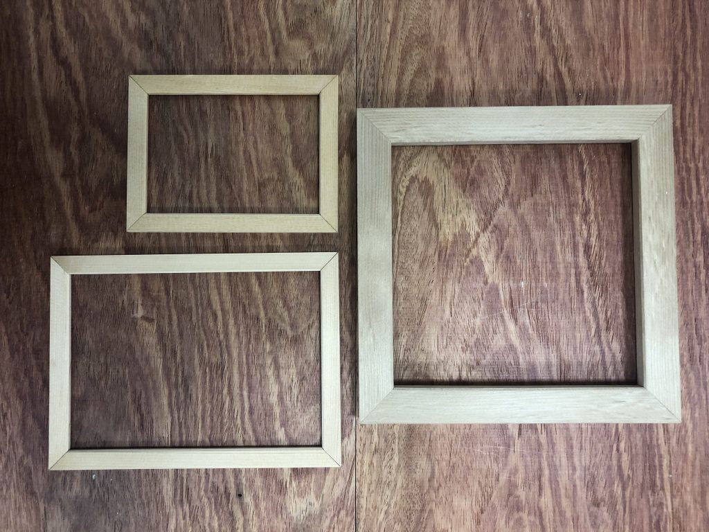 Pieces from Iwata Houraiya’s Japanese Woodwork courses that were held in Dubai, UAE. (ANJP Photo)