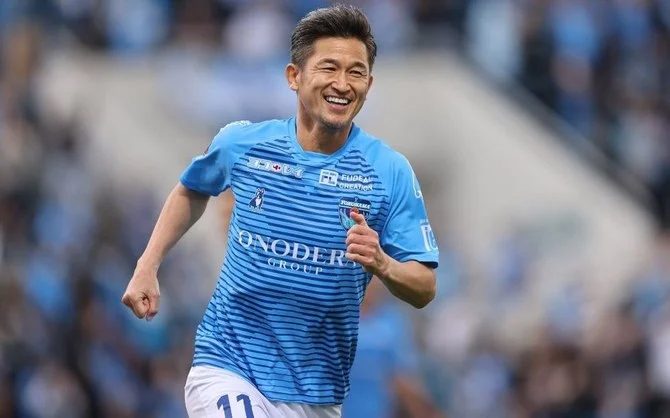 Kazuyoshi Miura, popularly known as ‘King Kazu’ in his homeland Japan.